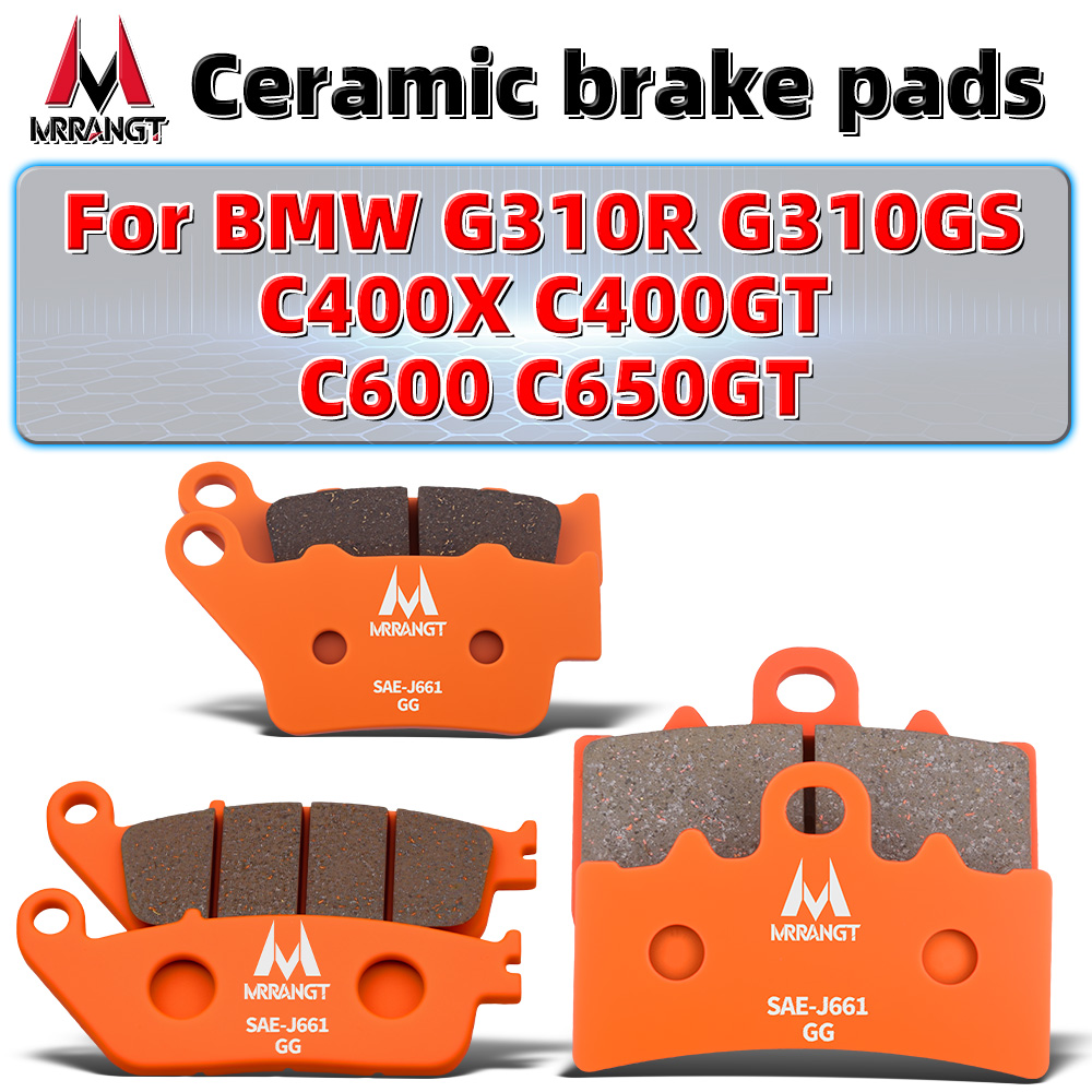 Carbon Ceramic Motorcycle Brake Rotor - MRRANGT Low Dust Ceramic Front and